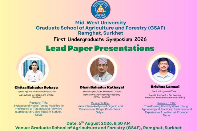 Lead Paper Presentation